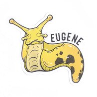 Stickers Northwest, 3", Sticker, Banana Slug, Eugene